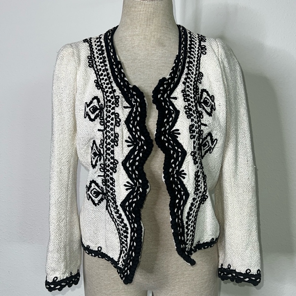 Of Two Minds Open Cotton Cardigan